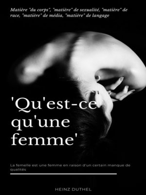cover image of Qu'est-ce qu'une femme